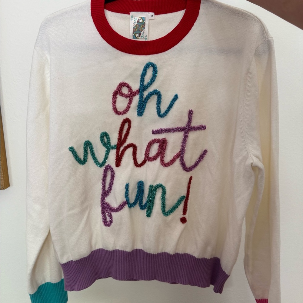 QOS Queen of Sparkles Christmas Sweater!